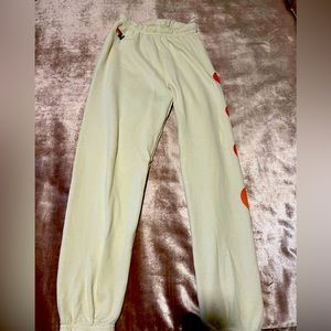 Aviator Nation heart fade sweatpants
